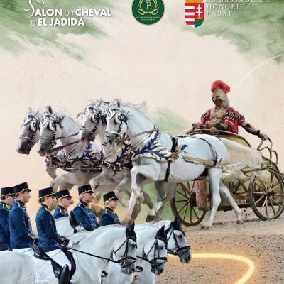 Szilvásváradi lovas show a Salon du Cheval plakátján
