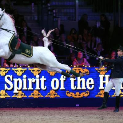 London International Horse Show - Airs above the ground