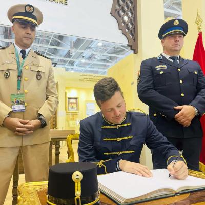 Signing of the cooperation agreement in the Moroccan ceremonial hall