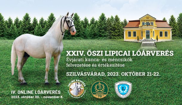 XXIV. Őszi Lipicai Lóárverés programja és katalógusa