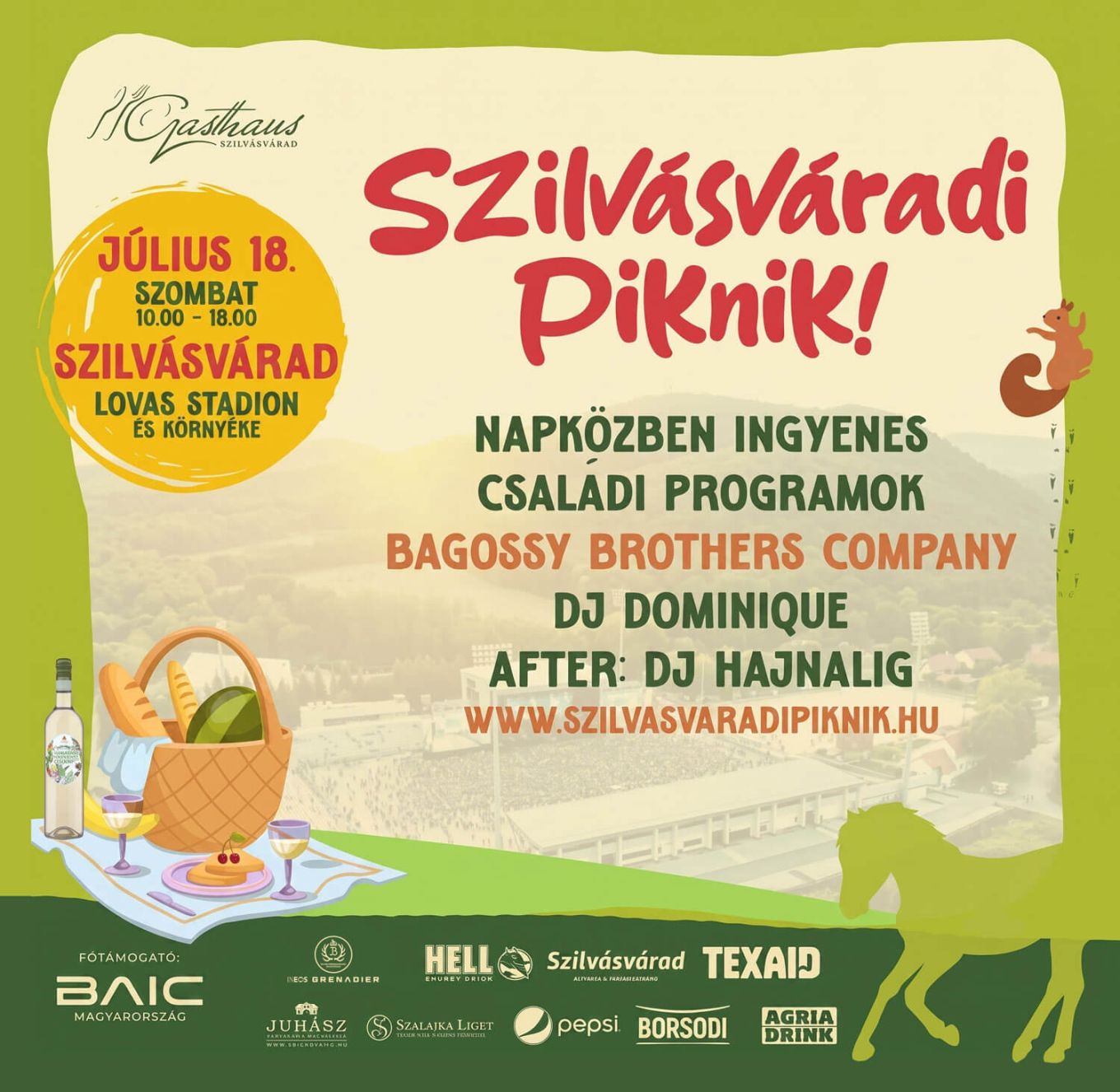 Szilvásváradi piknik - 2026. július 18.