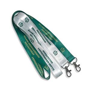 Nyakpánt zöld, fehér színben