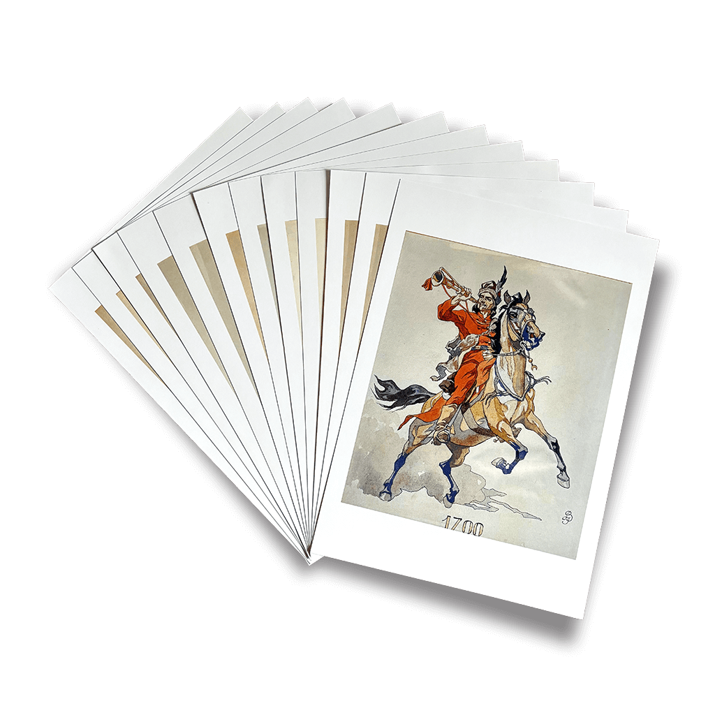 12db képsorozat, magyar huszár viselet 