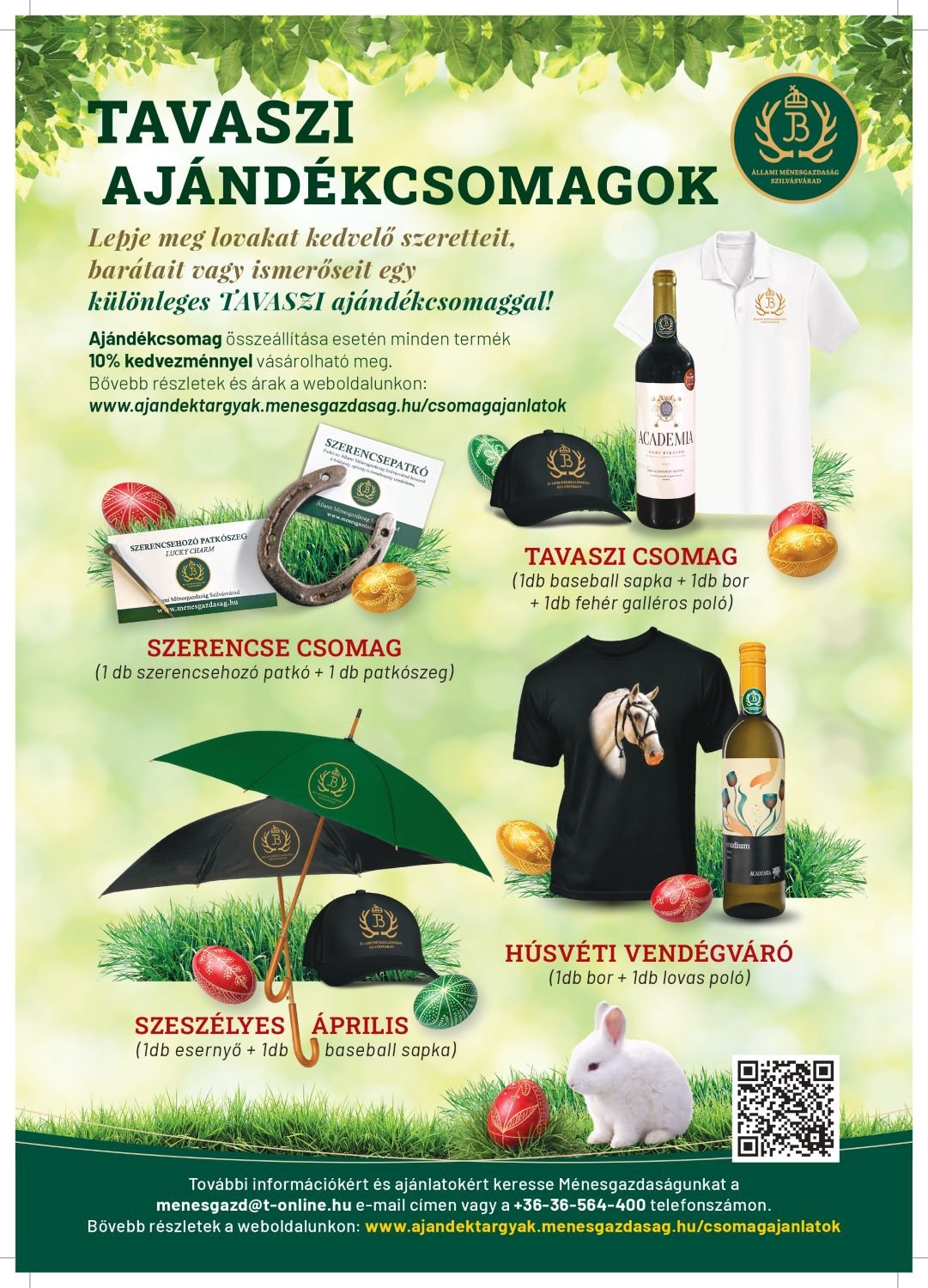 Lepje meg&nbsp; szeretteit, ismerőseit, barátait, kollégáit egy különleges lovas ajándékcsomaggal...