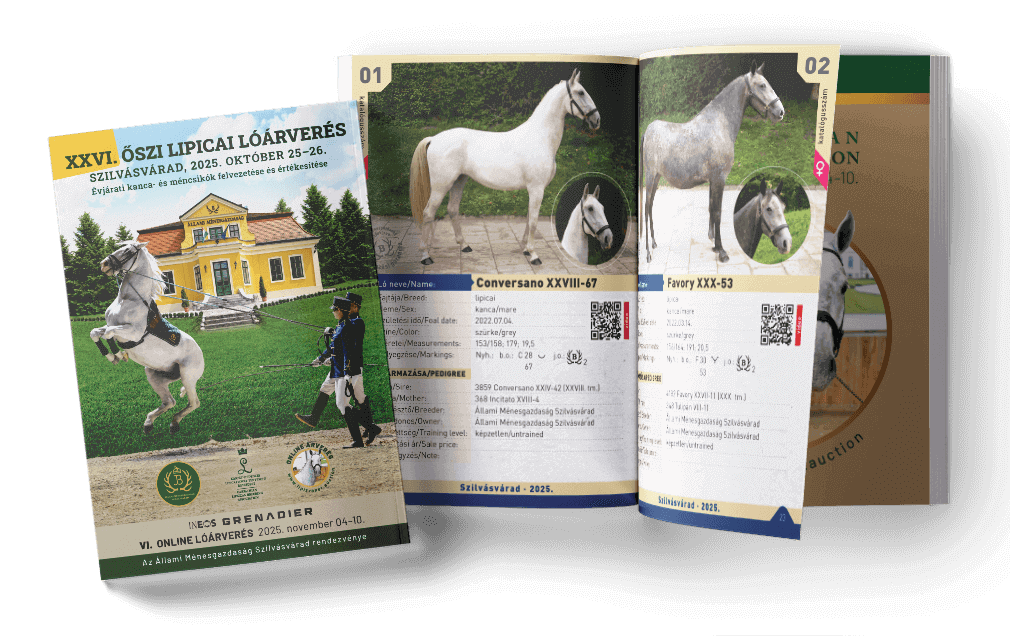 The official catalog of our Autumn Lipizzan horse auction has been released! The selected list of...
